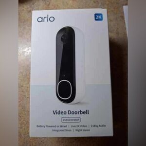 Arlo 2K Video Doorbell NEW IN BOX